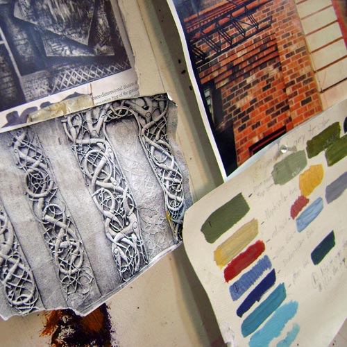 Cedric's studio at Engine 22