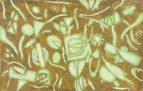 Item # 11 Acrylic on primed paper  dry mounted to  foam core