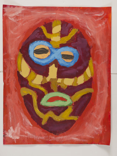 Item # 16 Acrylic on primed paper  dry mounted to  foam core