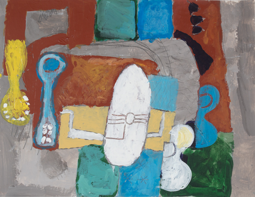 Item No. 5 Acrylic on paper 8.5 x 11