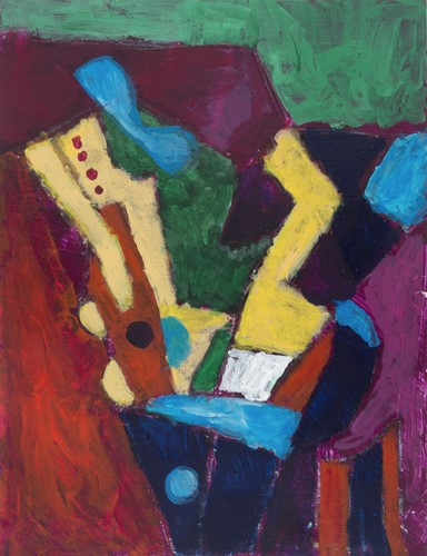 Item No 19 Acrylic on paper 8.5 x 11