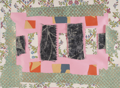 Item No 6 acrylic on paper Mix Media 9 x 12 inches