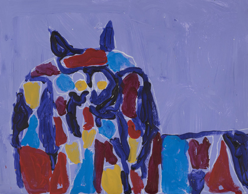 Item-1-the-wolf-acrylic-on-paper-12-x-14-inches