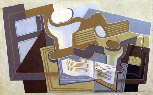 Guitar and Fruit Dish 1922 by Juan Gris