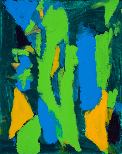 Item No. 1 Acrylic on canvas 10 x 8 inches 5th Grader at St Francis Seraph School 