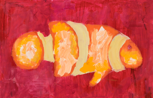 Item No. 15 15 x 22 inches Ouy’lier Roland  7th Grader at  St. Francis Seraph School 