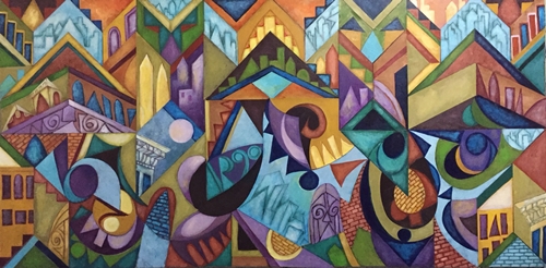 Rhythm of the City, Interactive mural 